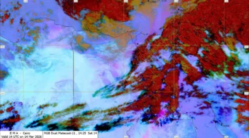 الأرصاد تحذر من حالة الطقس وتقلبات جوية تضرب مناطق مصر حتى الخميس